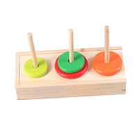Hemobllo 1Ensemble Tour Empilage Bois Coloré Éducatif pour Créativité pour Apprentissage et Divertissement