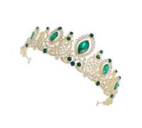 Hemobllo 1pièce Couronne de Mariée Bandeau Élégant Décoratif pour Mariage Soirée et Fêtes Accessoire Cheveux Fille Cérémonie Coiffure Princesse Étincelante