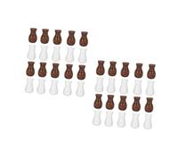 Hemobllo 2 Ensembles Accessoires pour Cordon De Rideaux Boutons De Tirage Décoratifs pour Stores Et Plafonniers Pratique Et Facile À Installer 24 Pièces * 2
