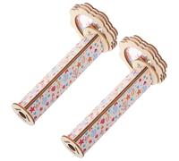 Hemobllo 2 Ensembles DIY Kaleidoscopes for Wooden Small Creative Toy Kits for Educational Play and Party Favors Portable and Interactive Craft Materials