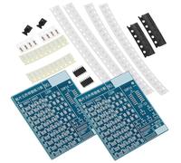 Hemobllo 2 ensembles Kit de Soudure Électronique avec Plaque Pcb DIY Kit Apprentissage Soudure pour Composants Pratique pour Débutants et Compétiteurs