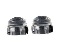 Hemobllo 2 ensembles Kit Nail Art Stamper Transparent Outil Manucure avec Plaque Stamping Polyvalente pour Création Ongles Personnalisée et Facile à Utiliser