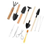 Hemobllo 2 Ensembles Kit Outils De Jardinage pour Plantes Ensemble De Ergonomiques pour Transplantation Et Entretien des Fleurs Accessoires Pratiques pour Jardin Et Bonsai 10 Pièces * 2