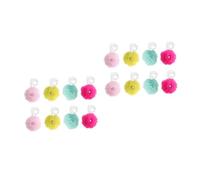 Hemobllo 2 Ensembles Lacets Roulettes Pompons Synthétique De Multicolores Pour Décoration Et Ajustement Chaussures De Patinage 4 Paires*2