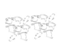 Hemobllo 2 Ensembles Moules À Biscuits Acier Inoxydable Pour Graduation De Forme De Chapeau Pour Biscuits Uniques 8 Pièces * 2
