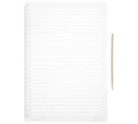 Hemobllo 2 ensembles Règle Plate Lot de Plastique Rigide pour Examens Calligraphie et Journalisation