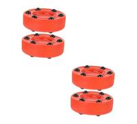 Hemobllo 2 Ensembles Rondelle De Hockey Roller Palette Entraînement Résistante avec Noyau Amortisseur Glisse Stable pour Hockey Et Inline pour Clubs Et Compétitions 2 Pièces * 2
