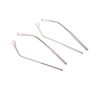 Hemobllo 2 Ensembles Transparent Metal Glasses Arms Replacement Lightweight Comfortable Crystal Eyeglass Legs For Spectacle Repair Fit For Various Frames