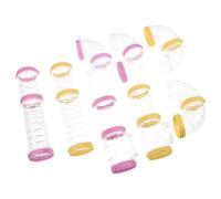 Hemobllo 2 Ensembles Tunnel de Jeu pour Petits Animaux Tunnels Transparants Extérieurs pour Hamsters avec Accessoires de Cage Kit DIY Extension pour Rat Gerbille et Furets