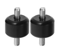 Hemobllo 2 Jeux de Roulettes de Remplacement en Plastique Universelles pour Aspirateur, Rouleaux Silencieux et Résistants pour Sols Durs et Souples, Kit Accessoire Facile à Installer