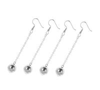 Hemobllo 2 paires Boucles Oreilles Disco Femme Boules Miroir Style Années Légères et Fun pour Soirées Dansantes et Festivals