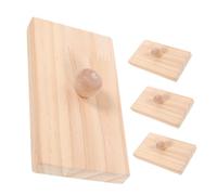 Hemobllo 2 Paires Instruments de Percussion Bois pour Garçon Fille Block Musical Toy avec Double Soundboard Éducatif Montessori pour Apprentissage Rythme et Sensory Development