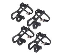 Hemobllo 2 Paires Pédales de Vélo avec Clips et Sangles Durables Accessoires Pratiques pour Cyclisme Extérieur Ajustables et Résistants