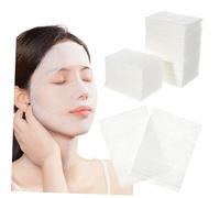 Hemobllo 2 paquets Coton Démaquillant Étirable pour Toner Visage Lingettes Absorbantes pour Soins Hydratants et Démaquillage par Pack Usage Multi-fonction pour Routine Beauté