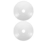 Hemobllo 2 Pièces Abat-jour en Acier Inoxydable pour Lampadaire Extérieur Courbé, Résistant aux Intempéries, Installation Facile, Décoration Vintage pour Éclairage de Jardin Résidentiel