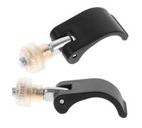 Hemobllo 2 Pièces Accessoires Alpenstock Boucle de Fixation de Marche Accessoires de Marche de randonnée Clip de Fixation pour Canne de Marche Serrure Externe Nylon Noir