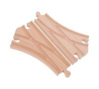Hemobllo 2 pièces Accessoires Bois pour Voies de Train Rails de Dérivation Miniatures Compatibles avec Grandes Marques Éducatif pour Garçon Fille Garçons et Filles à de Ans