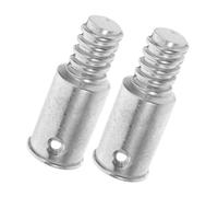 Hemobllo 2 Pièces Adaptateur à Embout Fileté en Alliage D'aluminium 25mm pour Manche de Balai Léger et Fiable Adapté aux Tiges en Fer et Acier Inoxydable pour Projets de Construction