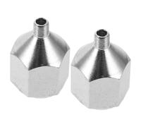 Hemobllo 2 Pièces Adaptateur Compresseur pour Aérographe vers Kit avec Raccords Alliage Connecteur Pneumatique Mini pour Flux et Changement