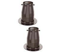Hemobllo 2 Pièces Adaptateur de Gouttière pour Pluie Installation Facile Multi Usage Économise Eau Réduit Éclaboussures Accessoire Pratique pour Gouttière