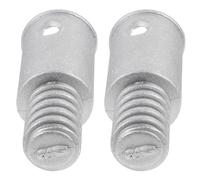 Hemobllo 2 pièces Adaptateur de Rallonge Métallique Fileté pour Manche Télescopique Embout de Remplacement pour Balai Antirouille Compatible avec Manche Américain Installation Facile pour