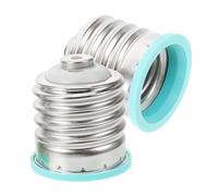 Hemobllo 2 pièces Adaptateur Douille Ampoule à Conversion Facile Sans Outils Compatible LED Sécurisé et Pratique pour Usage Domestique et Commercial