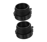 Hemobllo 2 pièces Adaptateur IBC Lot Connecteur de Valve Plastique Compatible avec Robinet Filetage Fin vers Grossier pour Réservoir Eau et Arrosage Jardin