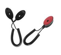 Hemobllo 2 pièces Attache Télécommande Rétractable Élastique avec Câble Perte Auto Adhésif pour Maison Bureau Hôtel et Restaurant Câble Enrouleur Pratique et Extensible