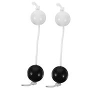Hemobllo 2 pièces Balles Rythmiques Africaines Double Shaker Instrument de Musique Percussion pour Débutants Cadeau Éducatif