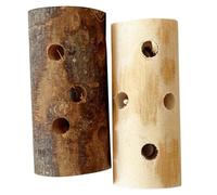 Hemobllo 2 pièces Bâtons à Mâcher de Pomme Naturel pour Petits Animaux Rongeurs Jouets à Mâcher pour Hamsters Cochons Dinde et Favorise Dentaire et Comportement de Mastication