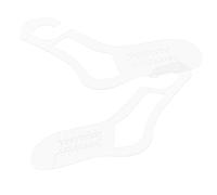 Hemobllo 2 pièces Blocateurs Chaussettes Tricot Acrylique Transparent Modèles DIY Tissage Formes Lisses Durable pour Affichage et Structuration