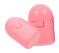 Hemobllo 2 pièces Boîte de Rangement Féminine Portable Boîte Résistante Chaleur pour Étui de et Protection Intime Compact et Alimentaire Couleur Rose