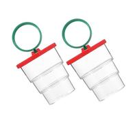 Hemobllo 2 pièces Boîte Observation Insectes avec Loupe Intégrée Exploration Nature pour Garçon Fille pour Sorties Plein Air et Activités Scientifiques Pratiques