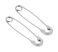 Hemobllo 2 pièces Boucles Oreilles Épingles à Nourrice Acier Titane Design Punk Unisexe Légères et Durables pour Mode Urbaine et Loisirs Créatifs