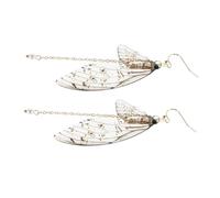 Hemobllo 2 pièces Boucles Oreilles Femme avec Perles Dégradées Bijoux Pendants Style Fée pour Mariage Fête et Usage Quotidien