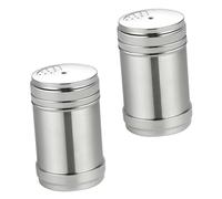 Hemobllo 2 pièces Bouteilles Assaisonnement Inox Acier Inoxydable Modes de Réglables pour Sel Poivre Sucre Distributeurs Épices Pratiques et Compacts pour Cuisine et Barbecue Extérieur