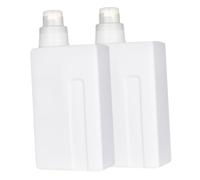 Hemobllo 2 Pièces Bouteilles De Lessive Vides Étanches Lot De Rechargeables Pour Produits Entretien Complémentaires Simples Et Utiles