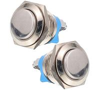 Hemobllo 2 pièces Bouton Poussoir pour Sonnette Filaire Remplaçant Facile à Installer pour Porte et Durable et Pratique