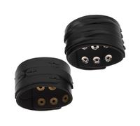 Hemobllo 2 Pièces Bracelet Punk pour Homme Large Cuir PU Vintage avec Clous Manchette Réglable pour Tenues et Fêtes