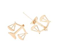 Hemobllo 2 pièces Broche Balance Justice Alliage Épingle Costume Homme Accessoire Symbole pour Chemise et Veste Design Métal et Fixation Sécurisée