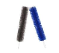 Hemobllo 2 Pièces Brosse de Nettoyage pour Ventilateur Flexible et Outil Multifonction pour Dépoussiérage de Ventilateurs Conduits de Sèche Linge et Toiles Daraignée Poignée Ergonomique Lot