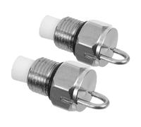 Hemobllo 2 Pièces Buse de Brumisation Haute Pression 0,15mm | Tête à Impact Anti-obstruction, Fine Atomisation, Filetage Externe 1/8 Pouce, Jardin et Usine