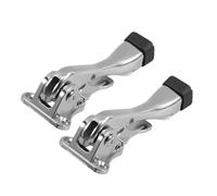 Hemobllo 2 Pièces Butée de Porte Réglable Semi Automatique avec Embout Arrêt de Porte à Pied Robuste pour Intérieur Maintien Automatique Vent pour Maison et Bureau