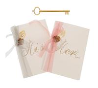 Hemobllo 2 pièces Cartes de Mariage Délicates Lot de Carnet Engagements avec Ruban pour Décoration et Souvenir de Cérémonie Nuptiale