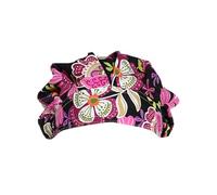 Hemobllo 2 Pièces Casquette de Travail Bonnet D'infirmière Imprimé Coton Respirant Pourpre pour Médecin et Personnel, la Cuisine et Salle D'opération