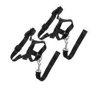Hemobllo 2 Pièces Ceinture d'entraînement de Couverture de Bouche pour Chien muselière de toilettage pour Chiens Muzzles de Chien pour Mordre muselière pour Chiens Petit museau Nylon Black