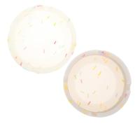 Hemobllo 2 pièces Cendrier Silicone Lumineux Résistant Chaleur Design Rond Couleurs Pastel Pratique pour Bureau et Maison