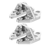 Hemobllo 2 Pièces Charnière de Trappe de Bateau Charnière Marine de Pont en Acier Inoxydable Argenté Lourde pour Porte de Pont Docks et Ports