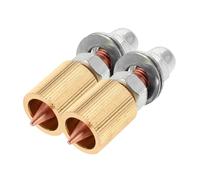 Hemobllo 2 Pièces Clamp Heads For Automotive Sheet Metal Repair Dent Puller Chuck For Welder Stable Clamping Car Body Welding Maintenance