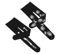 Hemobllo 2 pièces Collants Halloween Garçon Fille Ans Motif Toile Araignée et Squelette Effrayant pour Fête Costume